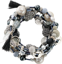 Pulsera Boho Grey