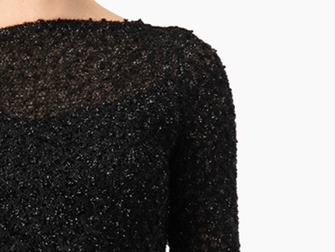 Detalle de tejido bouclé